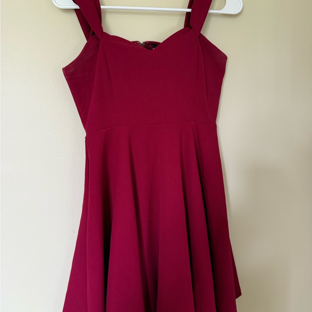 Windsor Burgundy Mini Dress